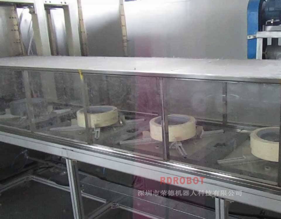 橡膠輪胎機(jī)器人自動(dòng)噴涂線(xiàn)